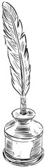 quill handdrawn illustration