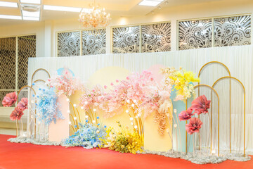 wedding ceremony beautiful background indoor
