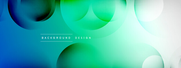 Abstract background - geometric composition created with lights and shadows. Technology or business digital template
