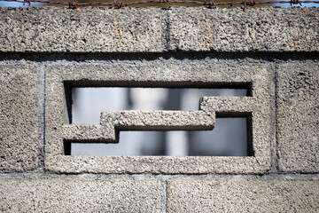 透かしブロック/ブロック塀