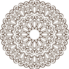 vector lineal mandala background