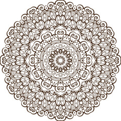 vector lineal mandala background