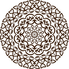 vector lineal mandala background