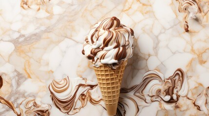 caramel creamy ice cream illustration coffee pistachio, fudge butterscotch, coconut peanut caramel creamy ice cream