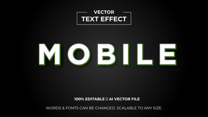 3d text effect background. Editable text style effect. vector editable font for graphic tee, banner, poster, post, social media or logo. vector illustration