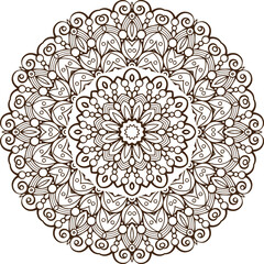 vector lineal mandala background