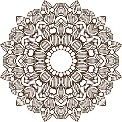 vector lineal mandala background