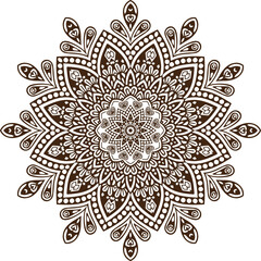 vector lineal mandala background