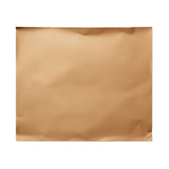 Obraz premium Old brown paper isolated on transparent background