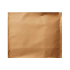 Old brown paper isolated on transparent background