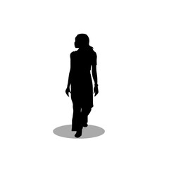 Woman silhouette vector