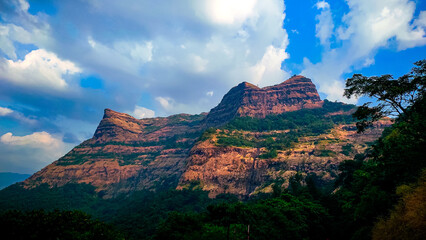 Raigad fort in maharashtra in india 