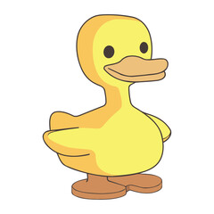 wood toy duck animal