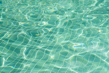 Naklejka premium Waves on the surface of the water.