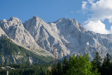 Fototapeta na wymiar Zugspitze in Summer