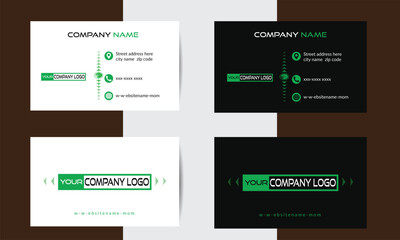 Simple design business card,template for business