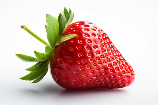 strawberry on white background