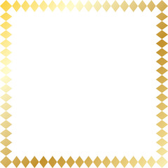 gold diamond shape rectangleframe border