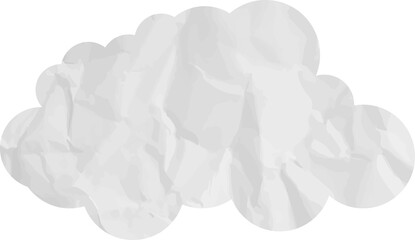 cloud paper art