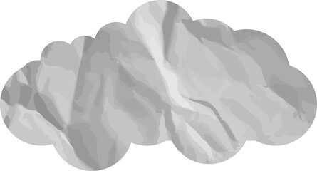 cloud paper art