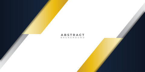 Modern corporate background with blue and gold color. Vector graphic design