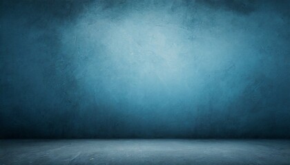 Textural Contrast: A Blue Concrete Wall Against a Light Background

