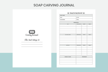 Soap Carving Journal Kdp Interior
