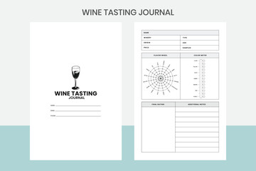 Wine Tasting Journal kdp Interior