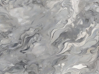 Ethereal Marble with Silver Mist Accents: Dreamy Texture