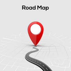 Location Road Map Vector files