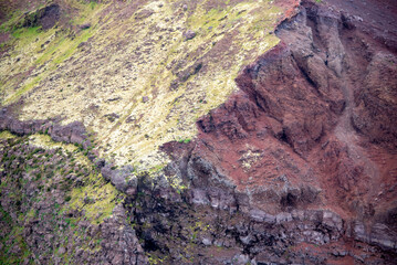 Crater of Vesuvius in Italy