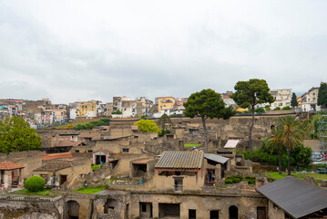 Ancient Roman Town of Herculaneum - Italy