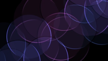 abstract background with blue lines bubbles