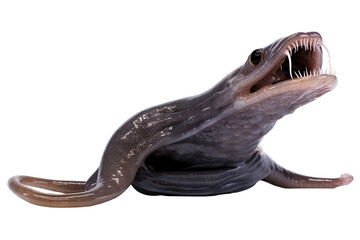 hagfish isolated on white