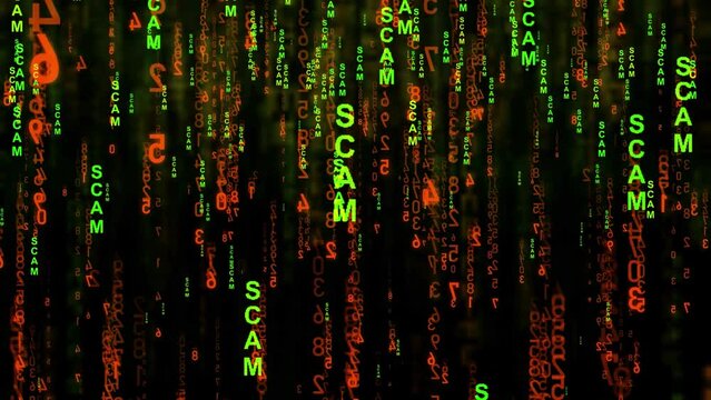 futuristic data digital matrix code stream texture pattern