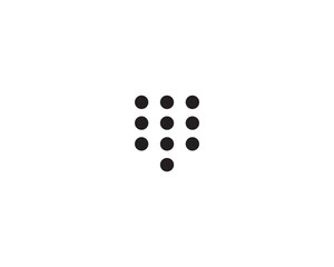 Dial pad icon vector symbol design illustration 