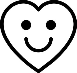 love heart glowing and shiny core value