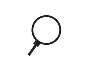 Magnify glass icon vector symbo design