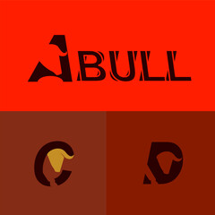 latter A with bull head