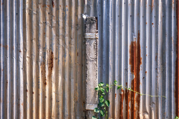 Obraz premium Closeup view of rusty metal