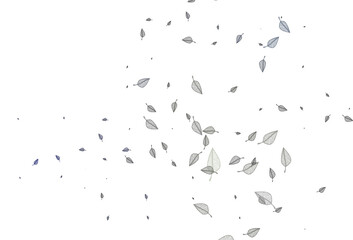 Light Black vector doodle background.