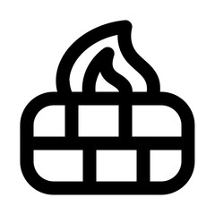 Firewall Line UI Icon