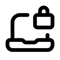 Laptop Line UI Icon