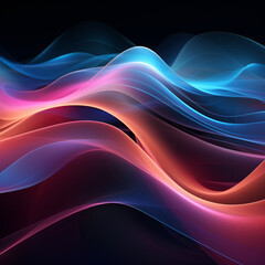 abstract wave light, wave, wallpaper, design, motion, blue, illustration, fractal, backdrop, curve, flow, pattern, waves, line, energy, lines, digital, template