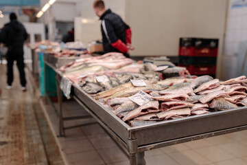 An Oceanic Feast: A Table Filled with an Array of Colorful, Fresh Fish