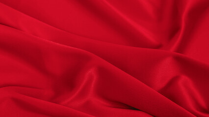 Smooth elegant red silk can use as background