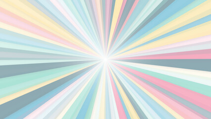 Abstract colorful sunburst background. Radial Stripes Abstract Background. Speed Oncoming Lines Background Design. vector Illustration.