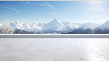 A natural landscape full of coolness, Generative AI