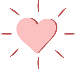 cute valentine element isolated8