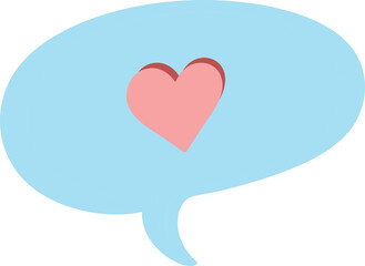 cute valentine element isolated